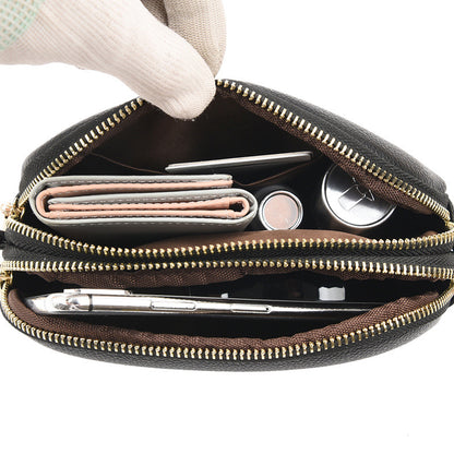 MAOXIANGSHOP Bag women's popular new version fashionable and simple small bag trendy change bag double-layer mobile phone bag mother bag New