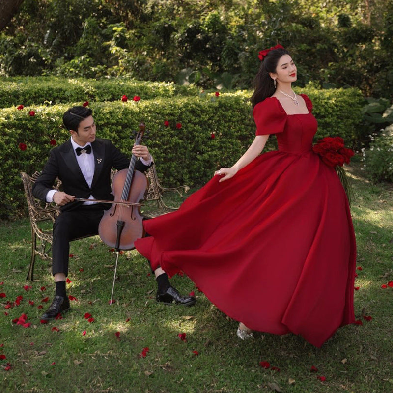 2025Happy marriage light wedding photo studio photo theme photography wedding photo dress movie photo clothing couple dress photo