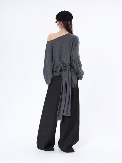 2025 street sense loose long-sleeved t-shirt autumn high-end fashion Popular style design trendy luxury top women