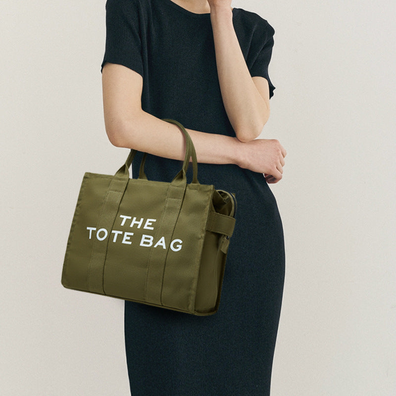 MAOXIANGSHOP 2025 New 23 new denim canvas single shoulder fashion tote bag versatile casual messenger large capacity portable
