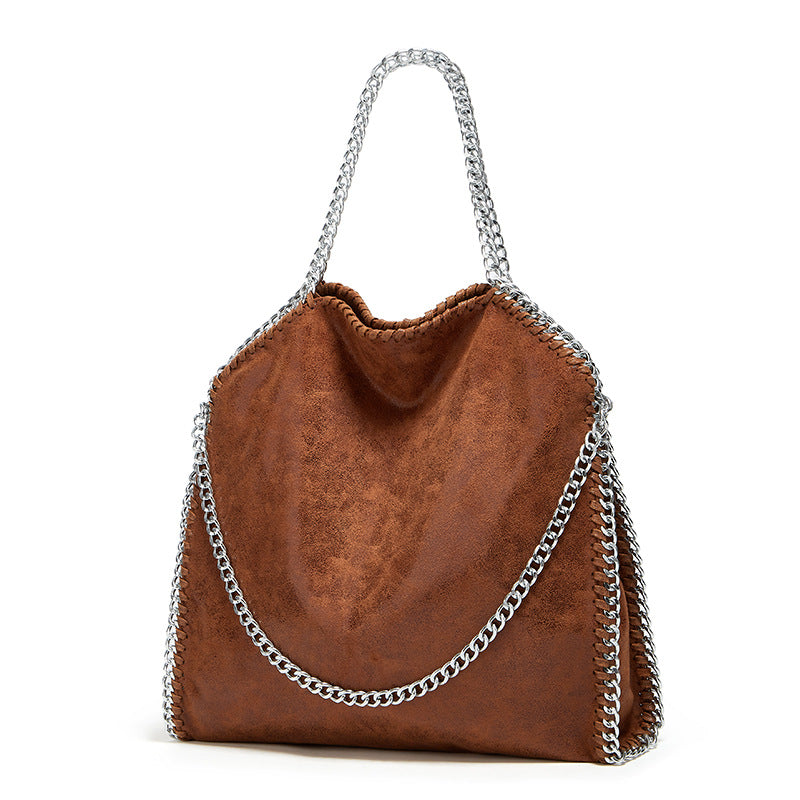 MAOXIANGSHOP 2025 fashion women's bags popular summer new chain bags foldable large-capacity commuting shoulder bags handbags women's models