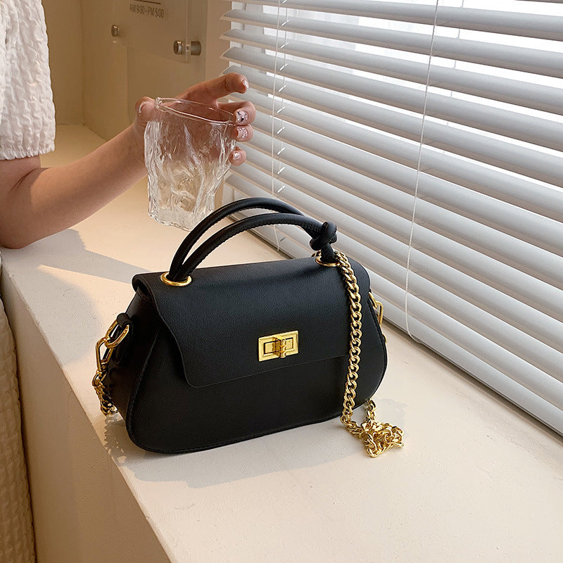 MAOXIANGSHOP 2025 High sense fashion portable small square bag women's small bag new Internet celebrity popular chain bag shoulder messenger bag