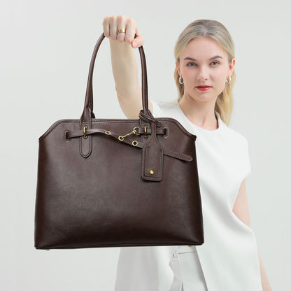 2025 Shoulder bag large capacity retro women's bag high sense simple Hong Kong style handbag bag commuter tote bag women