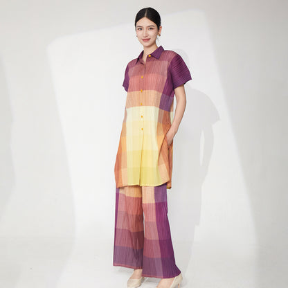 counter quality fashion suit women's summer new commuting versatile high sense fashion temperament two-piece set trendy