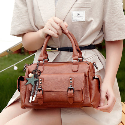 MAOXIANGSHOP bag, women's trendy women's handbag, mother bag, 2025 fashion large-capacity messenger bag, shoulder bag popular.