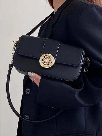 MAOXIANGSHOP 2025 niche premium texture underarm bag  stick bag women's popular spring and summer retro versatile shoulder small square bag