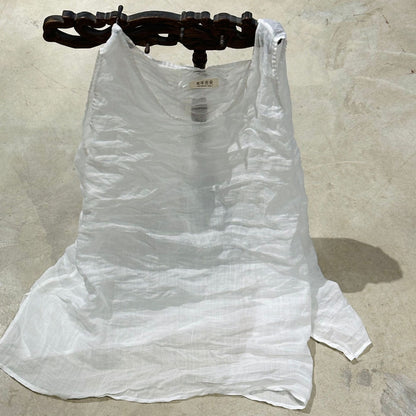 2025 24/3/Xiao Ai/Spring and summer literary and retro clear ramie solid color inner vest