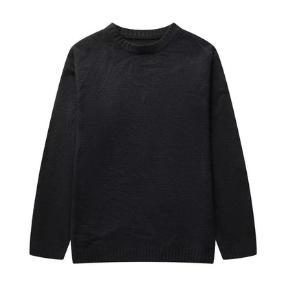 maoxiangshop -  Women's Solid O-neck Pullover Sweaters Autumn Winter Long Sleeve Knitted Jumpers Versatile Fashion Female Warm Fit Knitwear