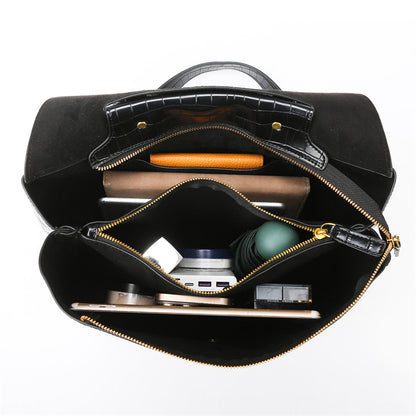 2025 Handbag  fashion stone pattern bag women's New hot-selling shoulder bag large capacity simple commuter tote bag