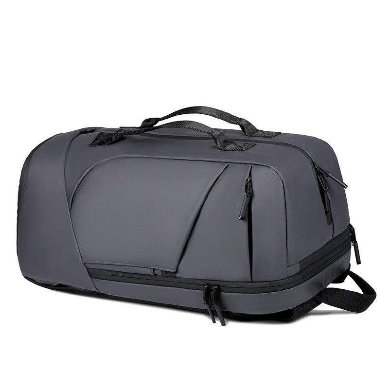 MAOXIANGSHOP 2025New large-capacity backpack men's multi-purpose Oxford cloth business backpack simple outdoor short-distance travel bag