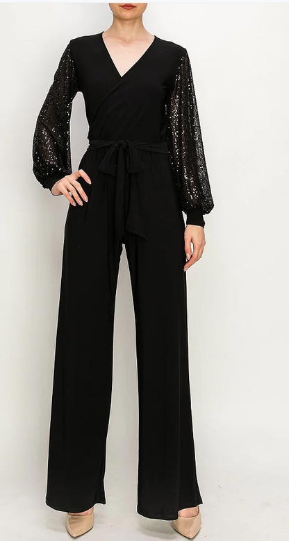 MAOXIANGSHOP 2025 spring and summer new product fashion V-neck lace-up sequined 2025 dress mid-waist lantern sleeve long evening dress