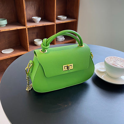 MAOXIANGSHOP 2025 High sense fashion portable small square bag women's small bag new Internet celebrity popular chain bag shoulder messenger bag