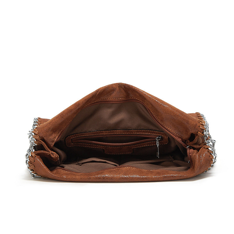 MAOXIANGSHOP 2025 fashion women's bags popular summer new chain bags foldable large-capacity commuting shoulder bags handbags women's models