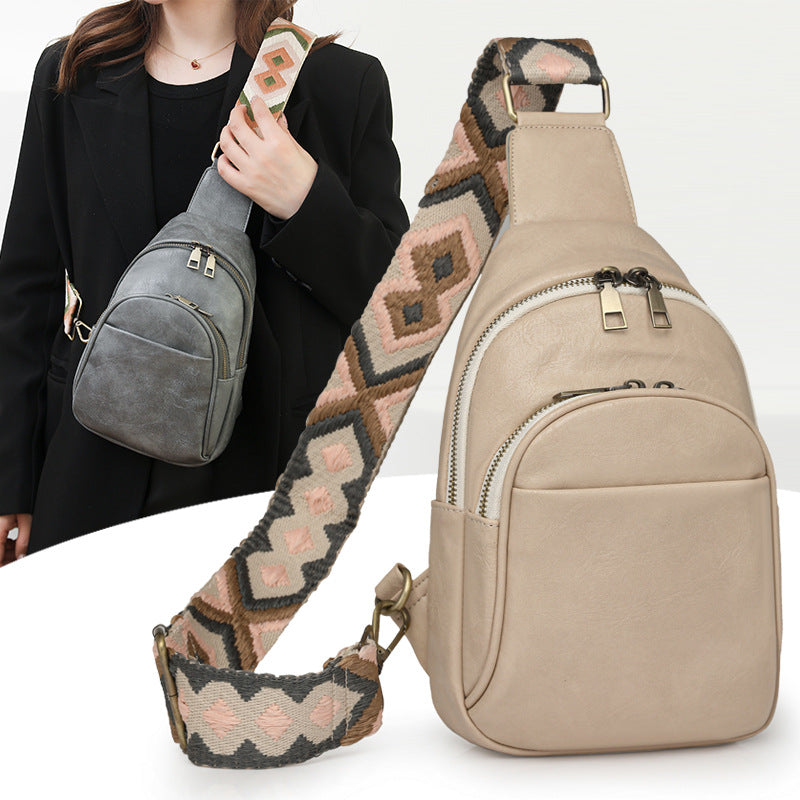 MAOXIANGSHOP 2025 bags women's messenger bags, universal casual women's breast bags, new retro small backpacks women's bags wholesale
