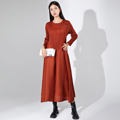 2025 Popular trade women's clothing source foundry to change the style, change the size, custom pleated dress, loose skirt dress