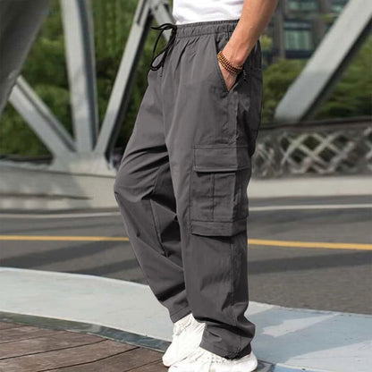 maoxiangshop-shop guy outfits New Summer Youth Casual Pants Men's Loose Straight Casual Trousers Men