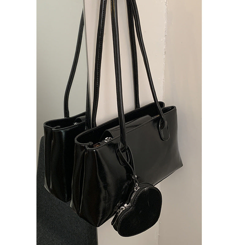 MAOXIANGSHOP 2025 Red Bridal Wedding Bag Love Earphone Bag 2025 New Large Capacity Long Handle Shoulder Bag Retro Hot Tote Bag