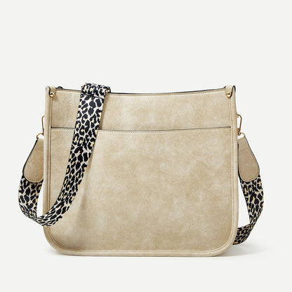 MAOXIANGSHOP Hot trade women's bag popular new 2025 fashion women's bag shoulder messenger bag leopard print large-capacity bucket bag women