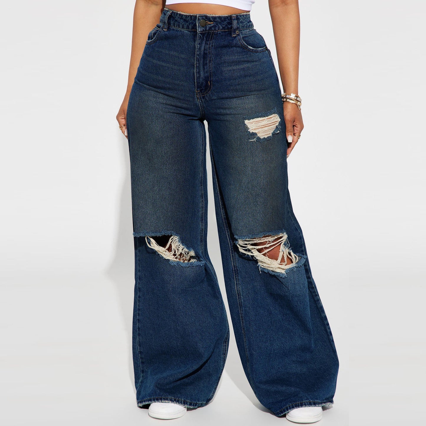 maoxiangshop outfit ideas Women's Wide-Leg Jeans Fall/Winter Regular 2024 New Baggy Jeans Baggy Jeans
