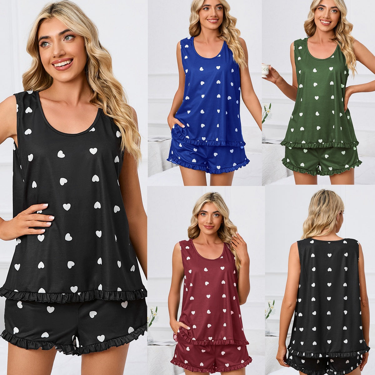 MAOXIANGSHOP 2025The real shot is in stock, Popular, 2025,  vest, two-piece set, belly cover, beach swimsuit, Popular trade new striped pajama set.