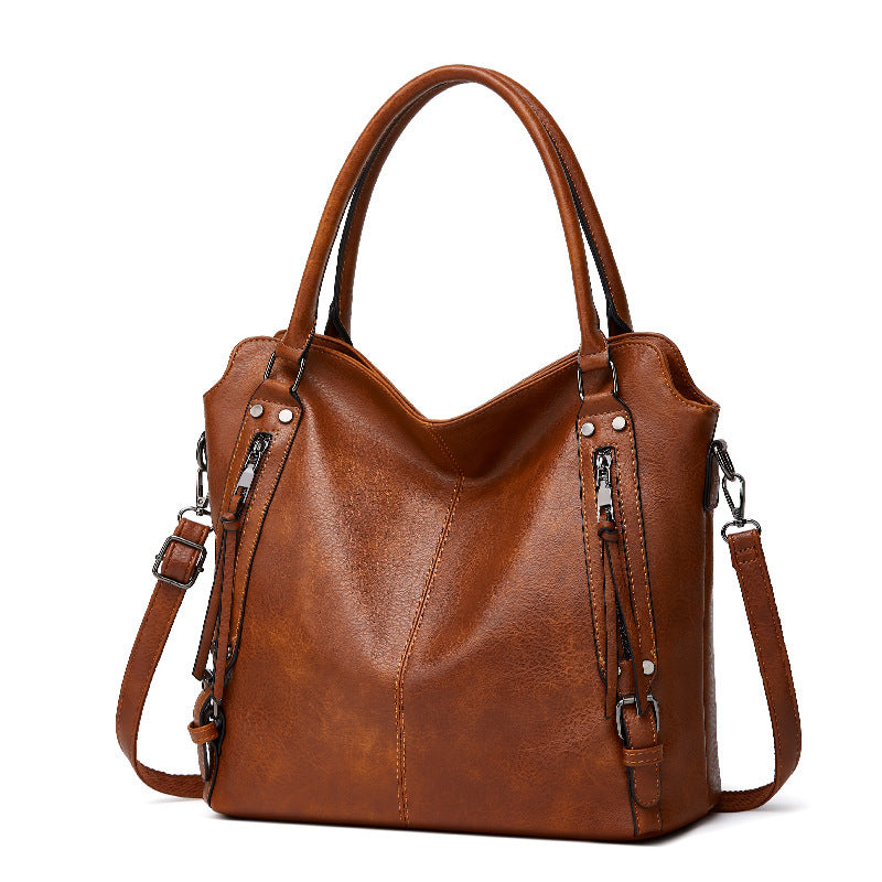 MAOXIANGSHOP popular New Women's Bag 2025 Large Bag Hot Trade Portable Tote Bag Soft Leather Large Capacity Shoulder Crossbody Women's Bag