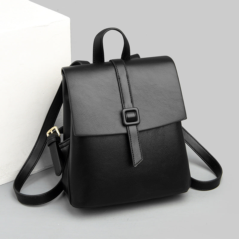 2025 Backpack New Fashion Large Capacity Travel Backpack Premium Casual Women's Bag Soft Leather Commuter Women's Backpack