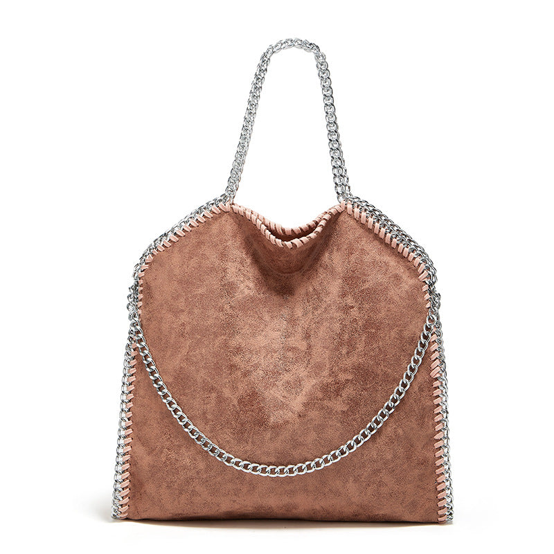 MAOXIANGSHOP 2025 fashion women's bags popular summer new chain bags foldable large-capacity commuting shoulder bags handbags women's models