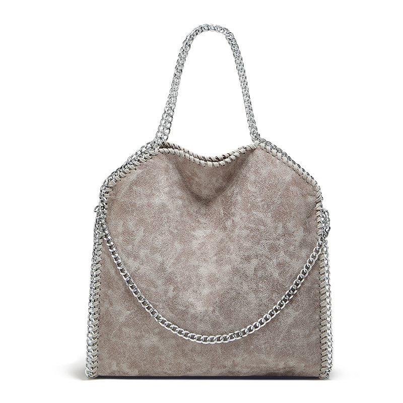 MAOXIANGSHOP 2025 fashion women's bags popular summer new chain bags foldable large-capacity commuting shoulder bags handbags women's models