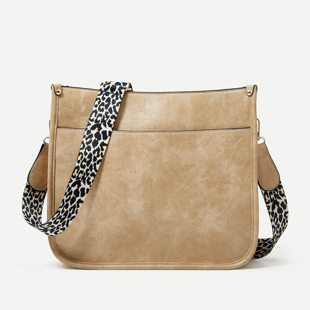 MAOXIANGSHOP Hot trade women's bag popular new 2025 fashion women's bag shoulder messenger bag leopard print large-capacity bucket bag women