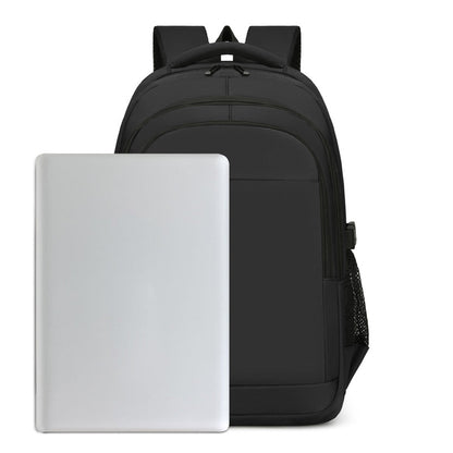 2025 Large Capacity Backpack Men's College Students Junior High School Students School Bag Business Computer Backpack Casual Light Travel Bag