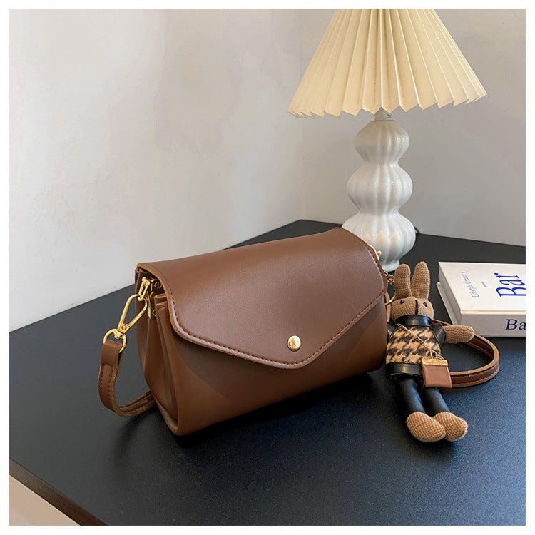 MAOXIANGSHOP 2025 Bag Women's  Autumn and Winter New Trend Versatile Fashion Cylinder Bag Multi-level Large Capacity Hot Style One Shoulder Crossbody