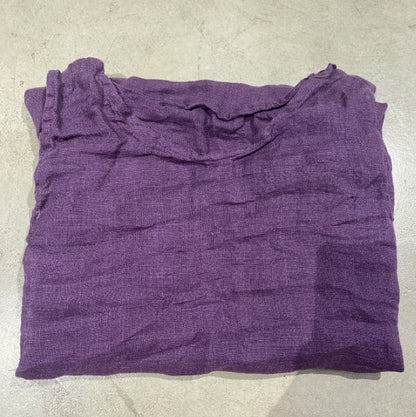 2025 250315/Xiaoyuan, spring and summer yarn-dyed linen retro literary crew neck vest