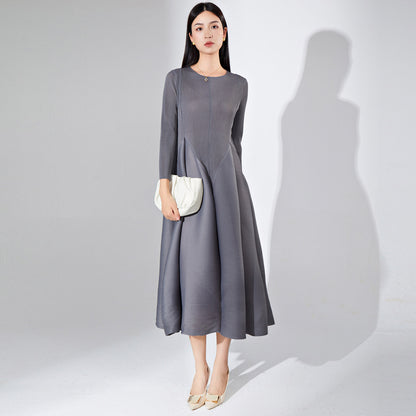 2025 Popular trade women's clothing source foundry to change the style, change the size, custom pleated dress, loose skirt dress