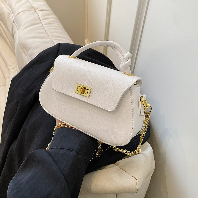 MAOXIANGSHOP 2025 High sense fashion portable small square bag women's small bag new Internet celebrity popular chain bag shoulder messenger bag