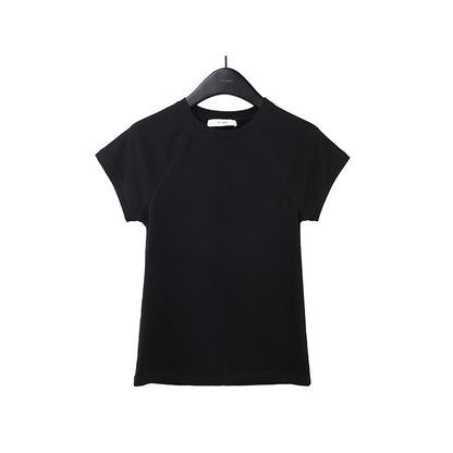 2025 [7 colors optional] Crew neck net version short-sleeved T-shirt women's 2025 spring and summer new Korean version casual versatile top T026