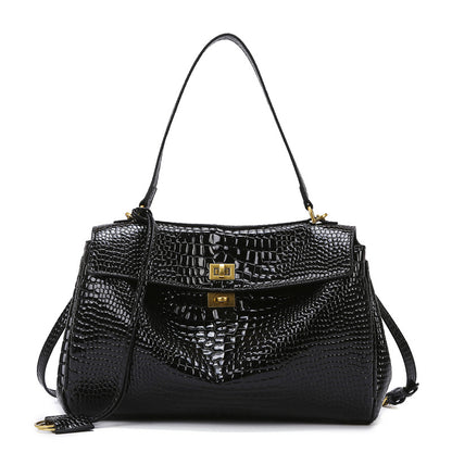 2025 Tote bag B home with the same large-capacity commuter bag, fashionable and simple rodeo women's bag, high-end casual shoulder bag
