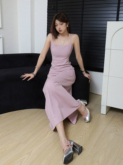 gentle wind dress women's popular summer new simple sexy figure lady dress