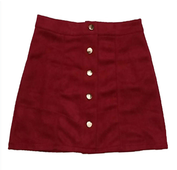 maoxiangshop outfit inspo fall Women's Online Red Niche Suede High-End Fashion Autumn and Winter Skirt