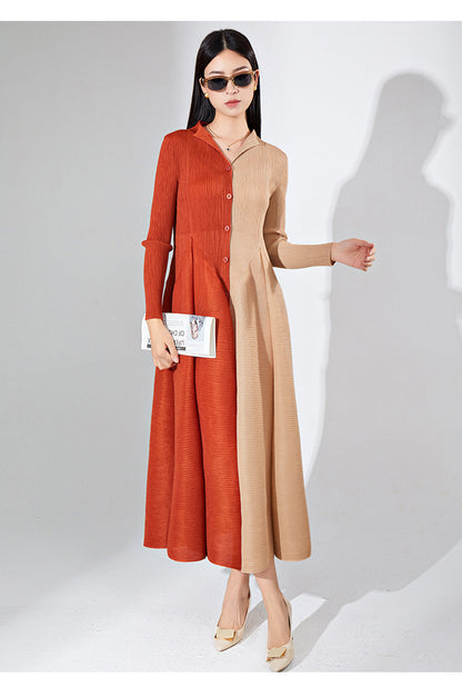 2025 Popular trade women's clothing source foundry to change the style, change the size, custom pleated dress, loose skirt dress