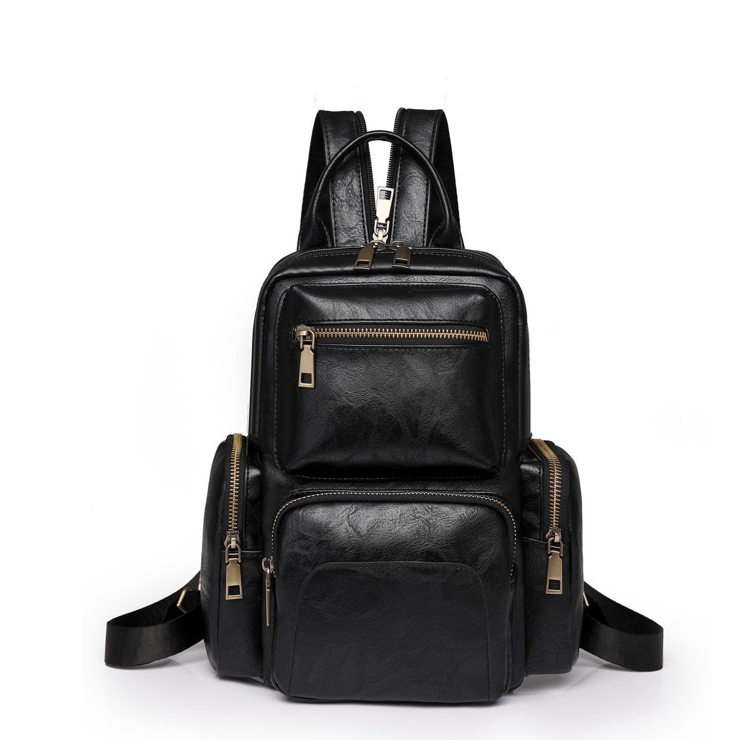 MAOXIANGSHOP 2025 women's bags retro PU small backpacks outdoor leisure travel breast bags women's new dual-purpose women's backpacks