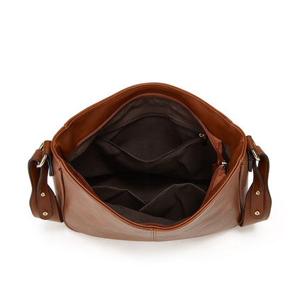 MAOXIANGSHOP small bag women's popular new retro simple messenger bag fashion shoulder underarm bag bucket bag trend
