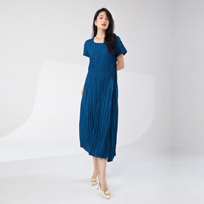 dress loose women's summer new light and breathable loose lace-up thin a-word skirt versatile medium and long skirt