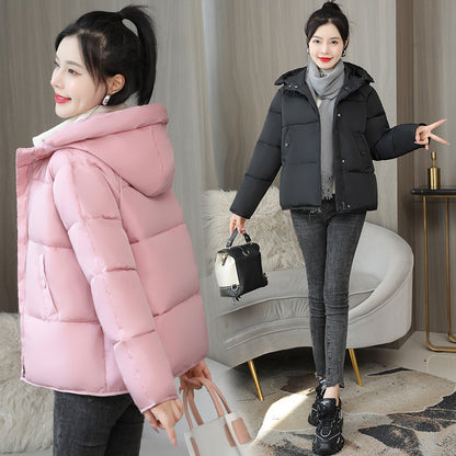 Hot trade cotton-padded clothes women's short winter New new Korean version student bread clothes cotton-padded jackets loose and thickened cotton-padded jackets