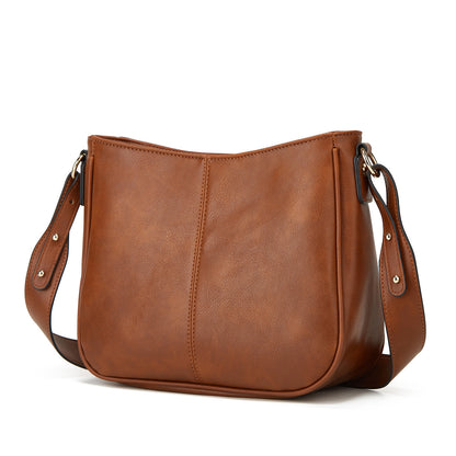 MAOXIANGSHOP small bag women's popular new retro simple messenger bag fashion shoulder underarm bag bucket bag trend