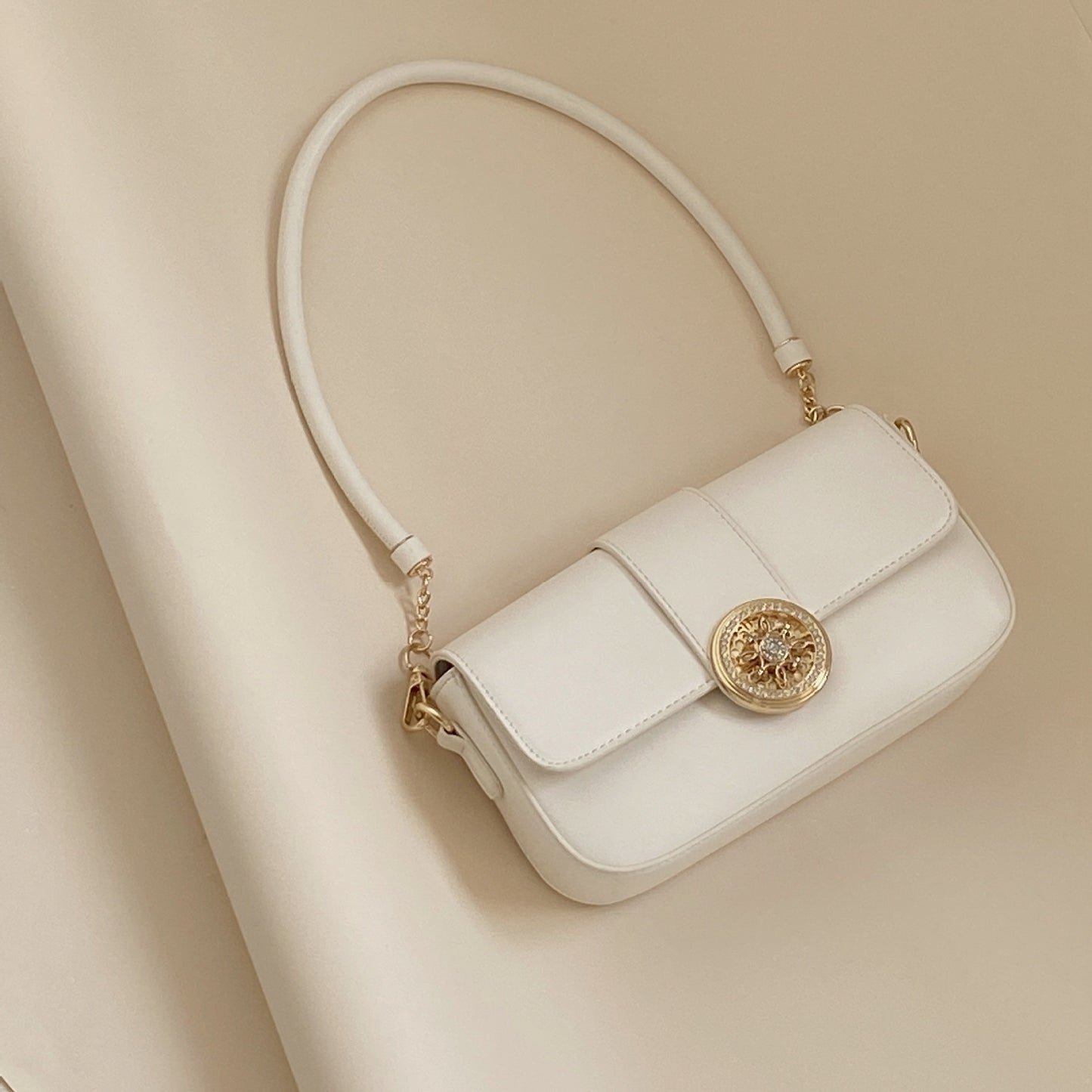 MAOXIANGSHOP 2025 niche premium texture underarm bag  stick bag women's popular spring and summer retro versatile shoulder small square bag