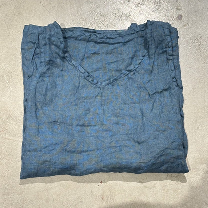 2025 250315/Xiaoyuan, spring and summer yarn-dyed linen retro literary crew neck vest