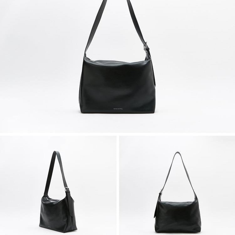 MAOXIANGSHOP 2025 Retro black commuter bag women's 2025 trendy fashion Korean simple large-capacity tote bag girls messenger bag