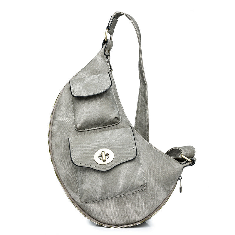 MAOXIANGSHOP 2025 large-capacity women's bags PU bags, new 2025 women's bags, women's waist bags, breast bags wholesale