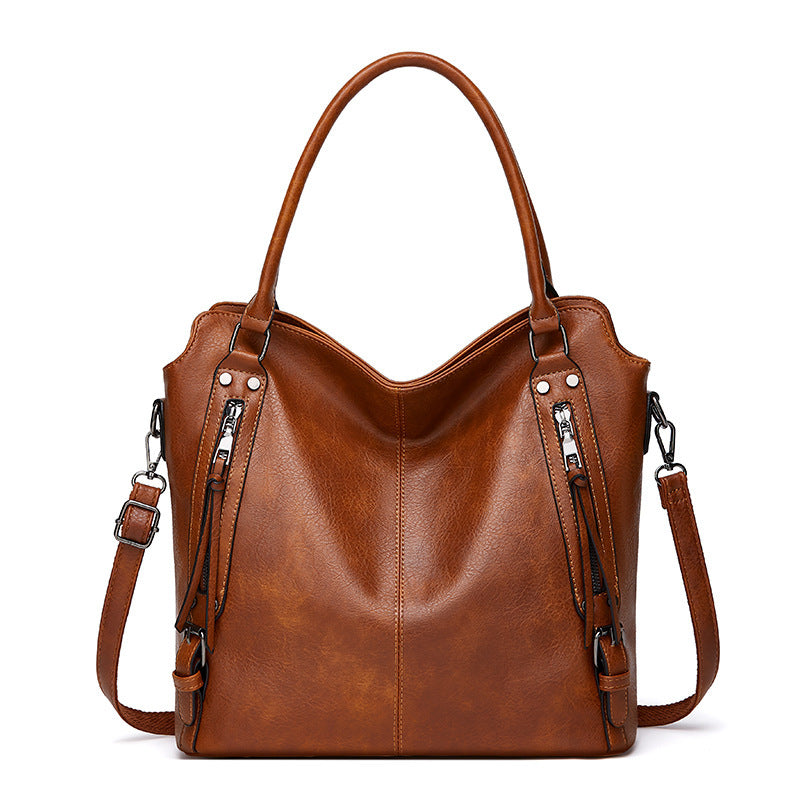 MAOXIANGSHOP popular New Women's Bag 2025 Large Bag Hot Trade Portable Tote Bag Soft Leather Large Capacity Shoulder Crossbody Women's Bag