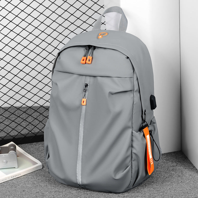 2025 New Backpack Backpack Men's Fashion Computer Backpack Street Trend Casual Backpack Lightweight Student School Bag